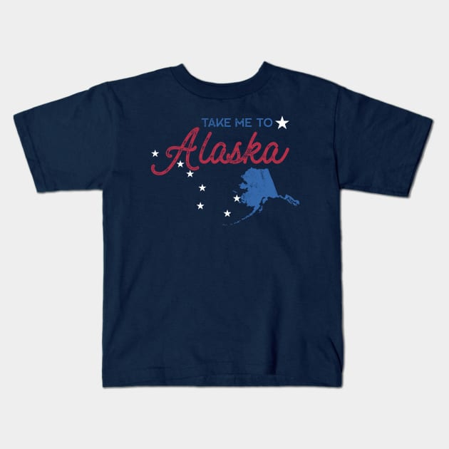 Alaska Kids T-Shirt by machmigo